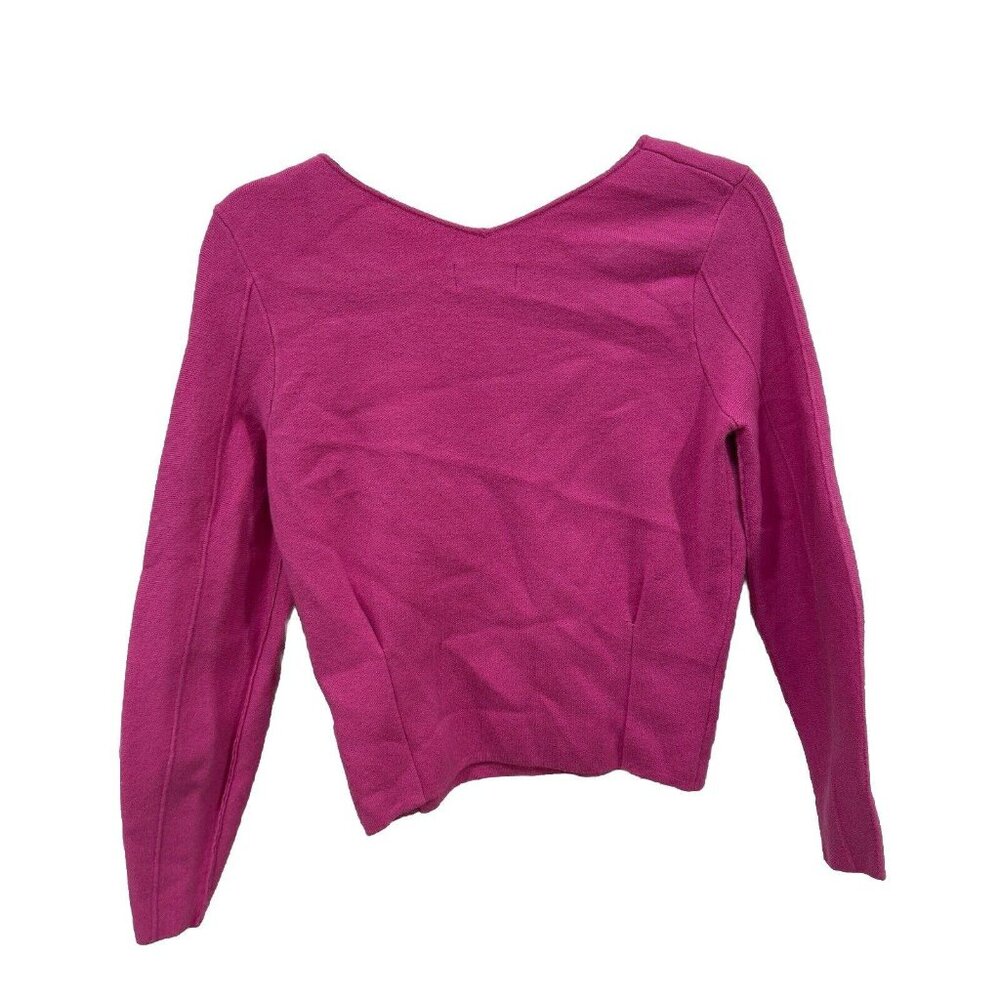 Maeve by Anthropologie‎ Pink pullover Sweater size Xsmall Xs Fitted Cinched